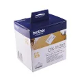 Brother Genuine DK-11202, White Shipping/Name Badge Labels 62MM X 100MM, 300 x Labels Per Roll