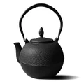 Old Dutch Cast Iron Hakone Teapot/Wood Stove Humidifier, 3-Liter, Matte Black