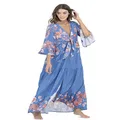 Maaji Women's Floret Myla Kimono, Blue, Small