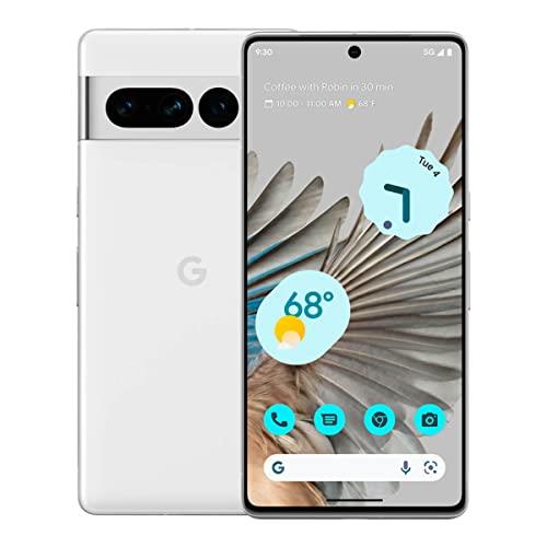 Google Pixel 7 Pro - Unlocked Android Smartphone with Telephoto and Wide Angle Lens - 256GB - Snow