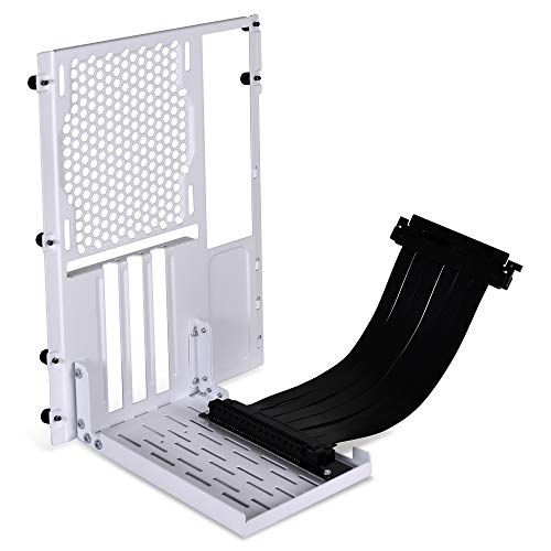 Lian Li O11D-mini PCIe 3.0 1W Riser Vertical GPU Bracket Kit - White