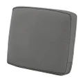 Classic Accessories 62-028-LCHARC-EC Back Cushion Combo, 25" W x 22" H x 4" Thick, Light Charcoal