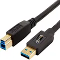 AmazonBasics USB 3.0 Cable - A-Male to B-Male - 9 Feet (2.7 Meters)