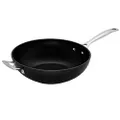 Le Creuset Toughened Non-Stick Stir-Fry Pan, 30 cm,black