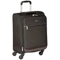 Amazon Basics Soft-Sided Luggage Carry-On / Cabin Size Spinner with 4 Wheels approved for most Airlines - 53cm / 21 inches, Black