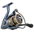 Pflueger President Spinning Reel, Size 40 Fishing Reel, Right/Left Handle Position, Graphite Body and Rotor, Corrosion-Resistant, Aluminum Spool, Front Drag System