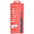 COLGATE hum Smart Rhythm Sonic Toothbrush Kit, Battery-Powered, Slate Grey, 1 Count (Pack of 1)