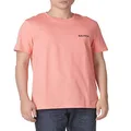 Nautica Men's Short Sleeve Solid Crew Neck T-Shirt, Pale Coral Solid, Small