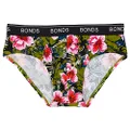 Bonds Men's Underwear Cotton Blend Guyfront Brief - 1 Pack, Print 0Ua (1 Pack), Large