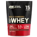 Optimum Nutrition Gold Standard Whey Protein Powder Muscle Building Supplements with Glutamine and Amino Acids, Double Rich Chocolate, 14 Servings, 450 g