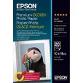 Epson 4" x 6" Premium Glossy Photo Paper - 20 Sheets (255gsm), C13S041706
