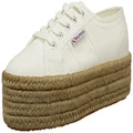 Superga Women's 2790 Cotropew Sneakers, White, 7 US