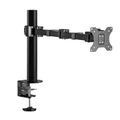 Easilift Single Monitor Desk Mount with Articulating Arm, Black