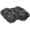 W&P Peak Ice Works Sphere Silicone Ice Mold, Charcoal