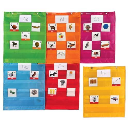 Learning Resources LER2386 Magnetic Pocket Chart Squares, Classroom/Teacher Organizer, All Grades, Set of 6