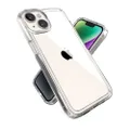 Speck for Clear iPhone 14 & iPhone 13 Case - Drop Protection, Scratch Resistant & Anti-Yellowing Dual Lay Case for iPhone 14 & iPhone 13 Case for 6.1 inch Model - Gemshell