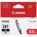 Canon Genuine Ink Cartridge CLI-281XXL Black Ink Compatible to TS9120, TS8120, TS6120, TR8520 TR7520, TS8200 Series, TS6220, TS9520,TS9521C, TS702, TS8300 Series, TS6320, TR8600 Series
