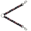 Buckle-Down Dog Leash Splitter, Flying Eagle and American Flag, 30 Inch Length x 1 Inch Wide