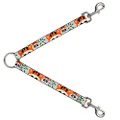 Buckle-Down Dog Leash Splitter, Panda with Tiger Hat, 30 Inch Length x 1 Inch Wide