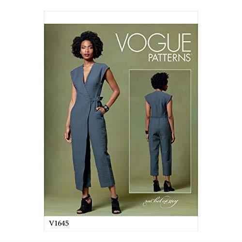 Vogue V1645 Misses' Sewing Pattern Jumpsuit, Size XS-S-M