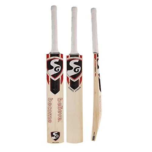 SG Cobra Xtreme Grade 5 English Willow Cricket Bat for Leather Ball, Size-Short Handle