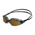 Speedo Unisex Adult's Aquapulse Pro Mirror Swimming Goggles, Grey/Black/Gold, One Size