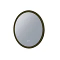 Remer Eclipse 600D LED Mirror with MDF Frame, Matt Black, 600x600x33 mm