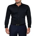 Calvin Klein Slim Fit Business Shirt, Black, 39cm Neck