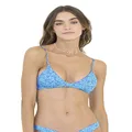 Maaji Womens Retro Bikini Top, Blue, Large US
