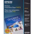 Epson Premium Presentation Paper Matte (8.5x11 Inches, 50 Sheets) (S041257)