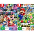 Mario Kart 8 Deluxe and Mario Party Superstars - Nintendo Switch [Bundle]