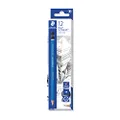 Staedtler Artist Pencils Staedtler Pencil Mars Lumograph, 3H Artist Quality Sketching and Drawing, Box of 12 (100-3H), Blue, 100-3H 12 (100-3H)