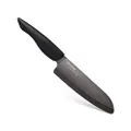Kyocera SHIN Ceramic Santoku Knife Ceramic Knife, Plastic, Black, 30.3 x 2.4 x 5 cm