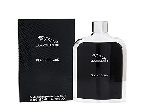 JAGUAR Classic Black Eau de Toilette Spray for Men, 100 ml (10001096)