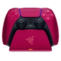 Razer Quick Charging Stand - Quick Charging Stand for Playstation 5 Controller (Quick Charge, Curved Cradle Design, Powered by USB, One-Handed Navigation) Cosmic Red