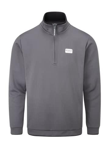 Stuburt Men's Active-tech Fleece Pullover Sweater, Slate Grey, L