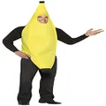 Rasta Imposta Mens Lightweight Banana Adult Sized Costumes, Yellow, Standard US