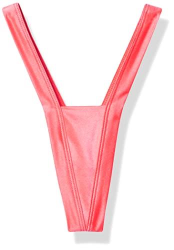 BODYZONE Women's Heart Back Thong, Coral, One Size