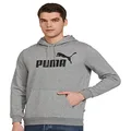 PUMA Essentials Big Logo Men's Hoodie Gray Medium