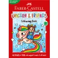 Faber-Castell Unicorn & Friends Colouring Book, A4, 40 Pages (84-010219), Multicolored