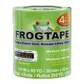 FrogTape Multi-Surface Painter's Tape, Green, 1.41 Inches x 60 Yards, 4 Pack (240660)