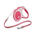 Flexi Comfort Cord Retractable Dog Lead Red Small 5 Metres