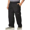 Dickies Men's Loose Fit Double Knee Twill Work Pant, Charcoal Grey, 32W x 34L