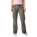 Dickies Women's Relaxed Cargo Pant, Rinsed Grape Leaf Green, 8