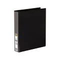 MARBIG(R) Clearview Insert Binder A4 2D Ring 38Mm Black 5412002B