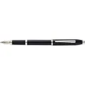 Cross Century II Black Lacquer Fine Fountain Pen with Chrome Point