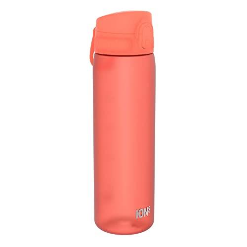 Ion8 Leak Proof Slim Water Bottle, Coral, 500 ml Capacity