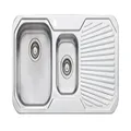 Oliveri Petite Left Hand 1 & 1/2 Bowl Sink with Drainer