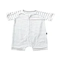Bonds Baby Zippy - Zip Romper Wondersuit, Grey & White Stripe, 2 (18-24 Months)