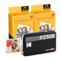 Kodak Mini 2 Retro Instant Photo Printer with Cartridge Bundle, Black